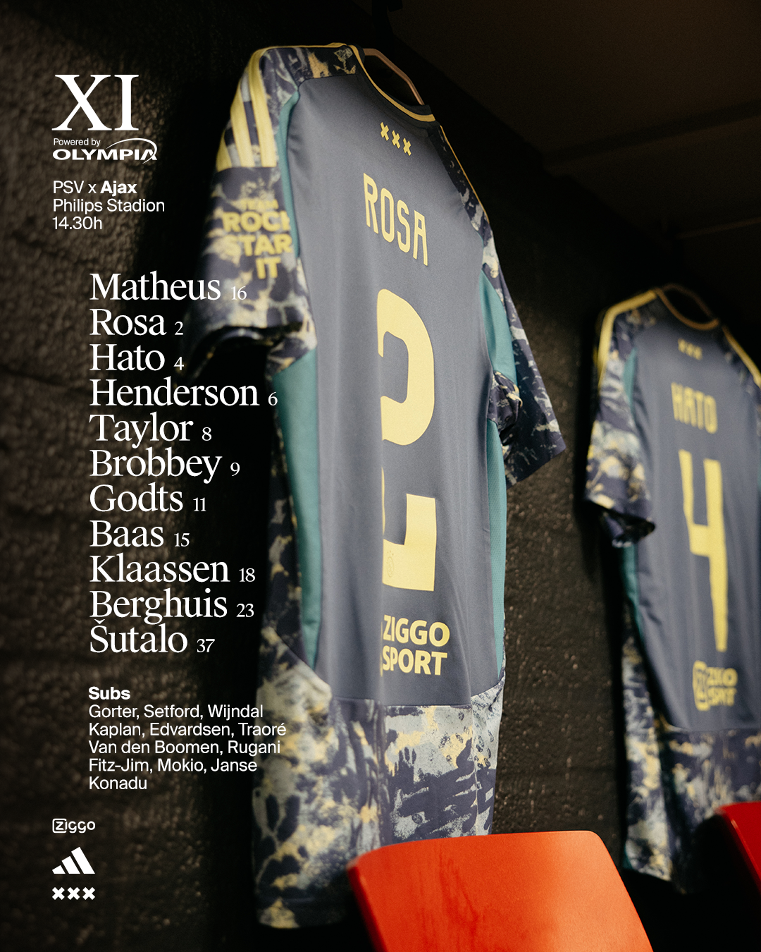 PSVAJAAJAX Squad Portret