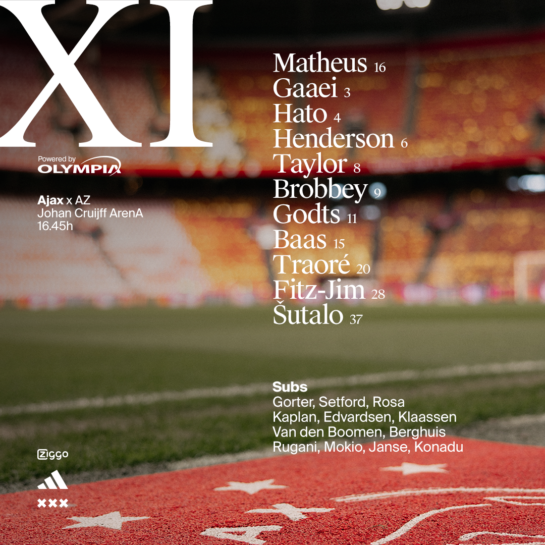 LINE UP AJAAZ VIERKANT