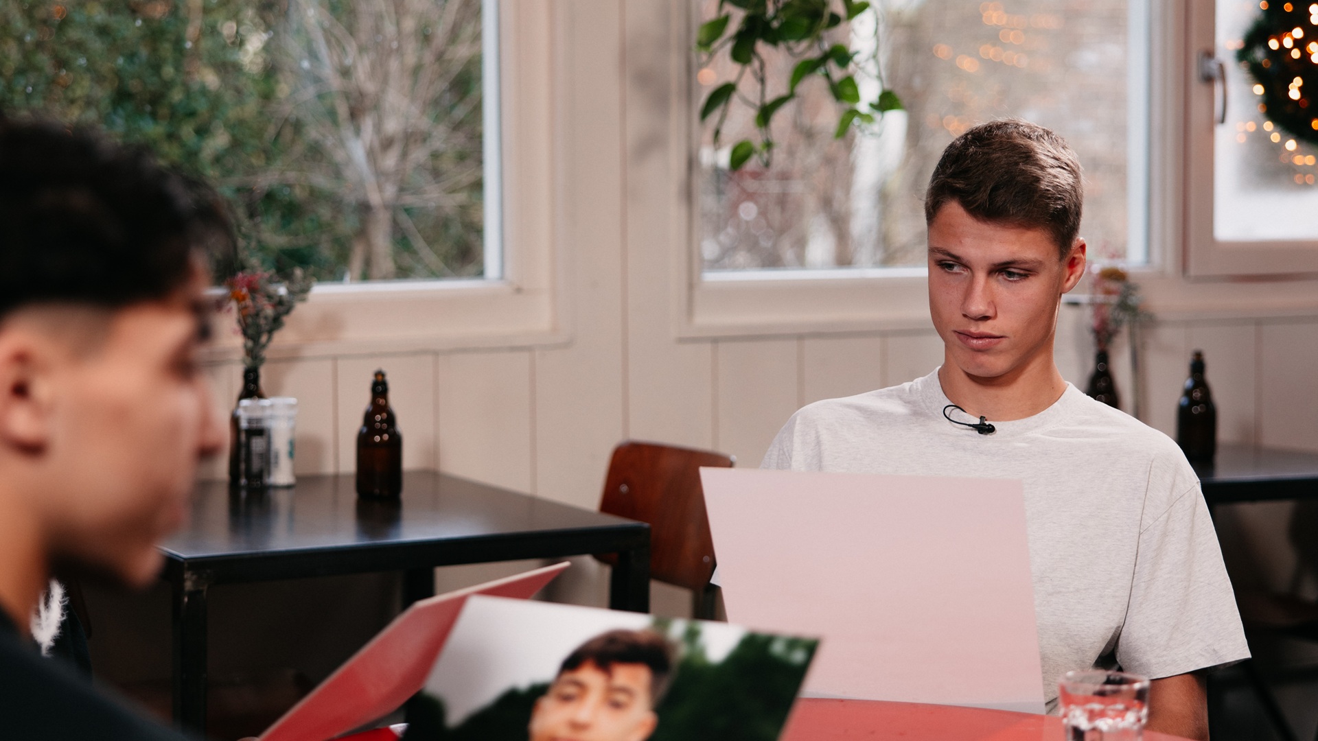 Eindejaarsgesprek met talentvol drietal