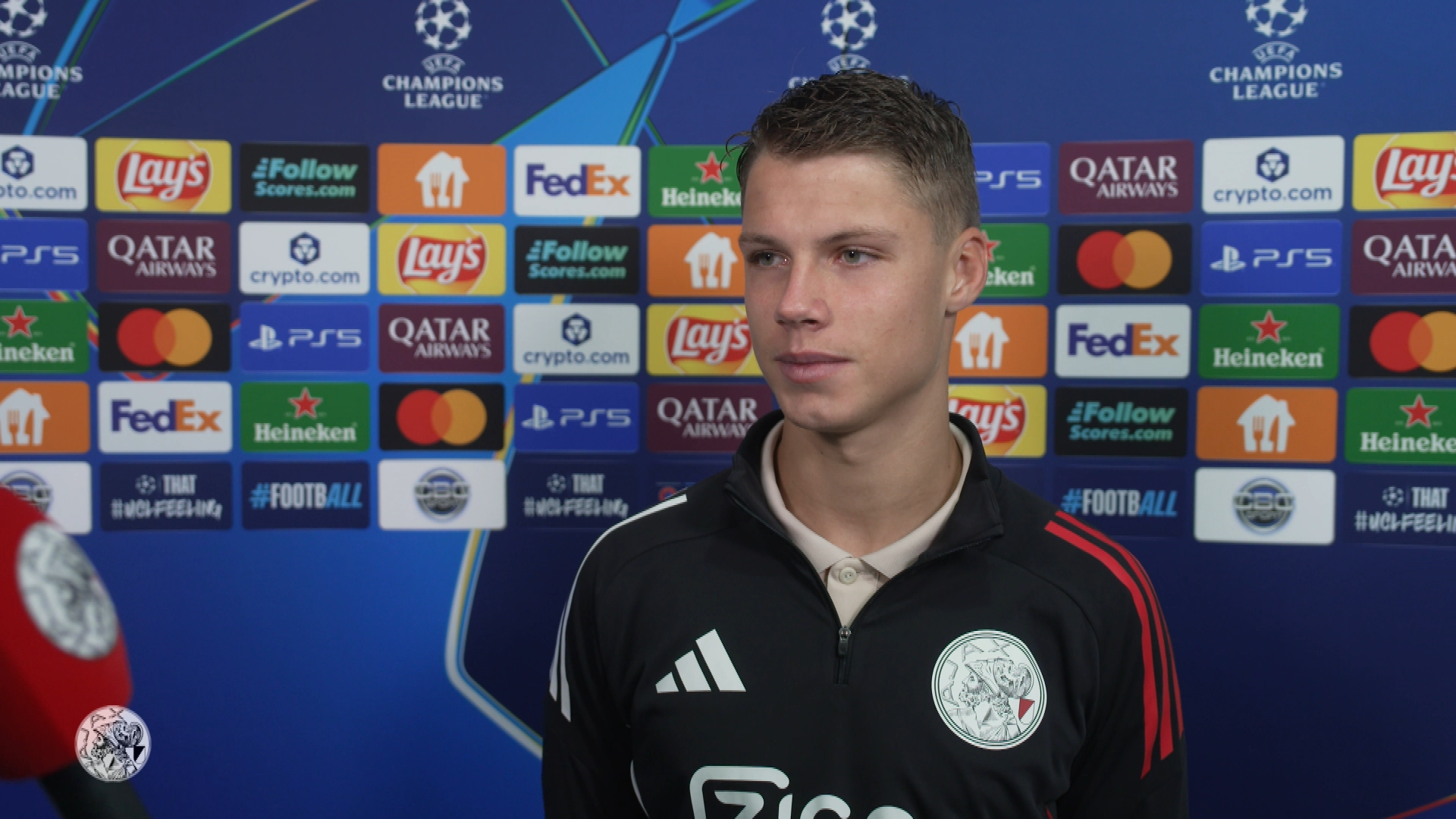 Champions League-debutant Steur: 'Mooie avond, heel erg genoten'