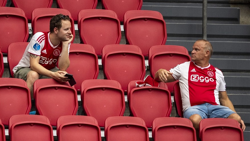Yes! Eindelijk weer fans in de Johan Cruijff ArenA. Uiteraard op gepaste afstand van elkaar.