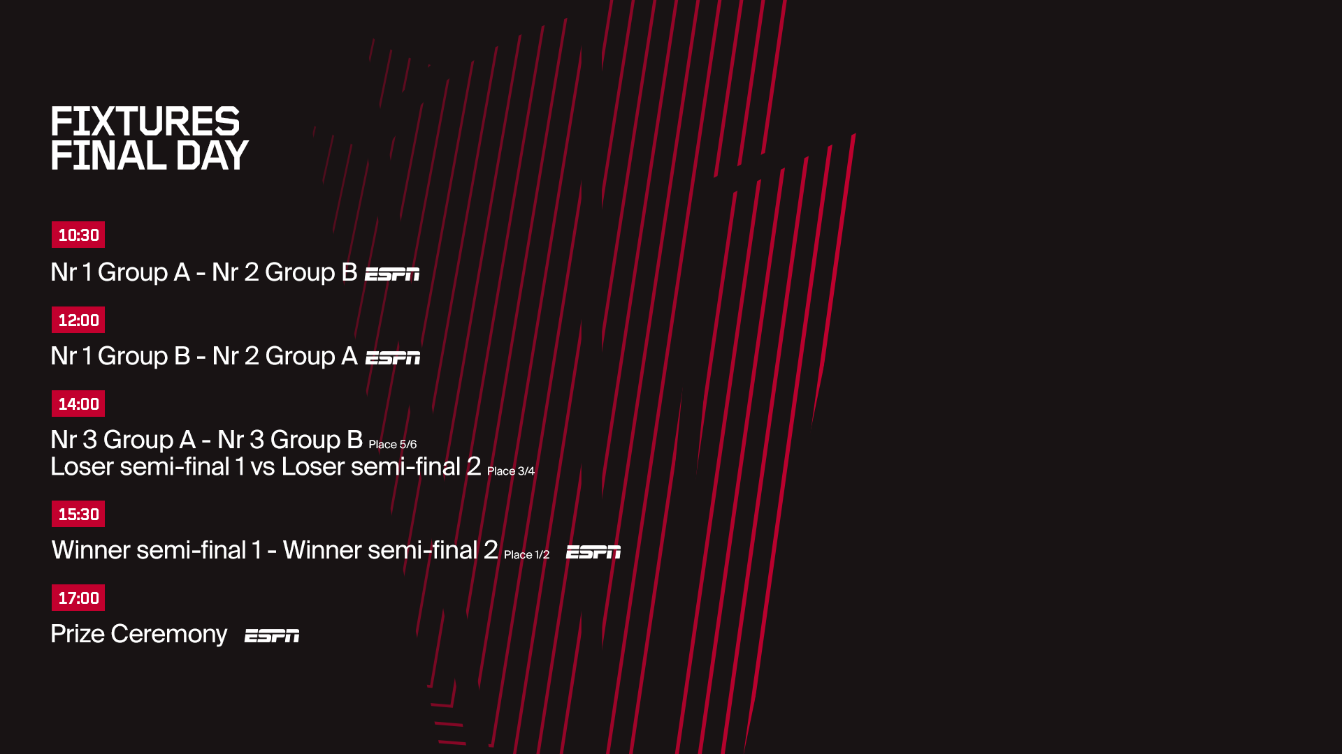 Future Cup Speelschema Knock Out