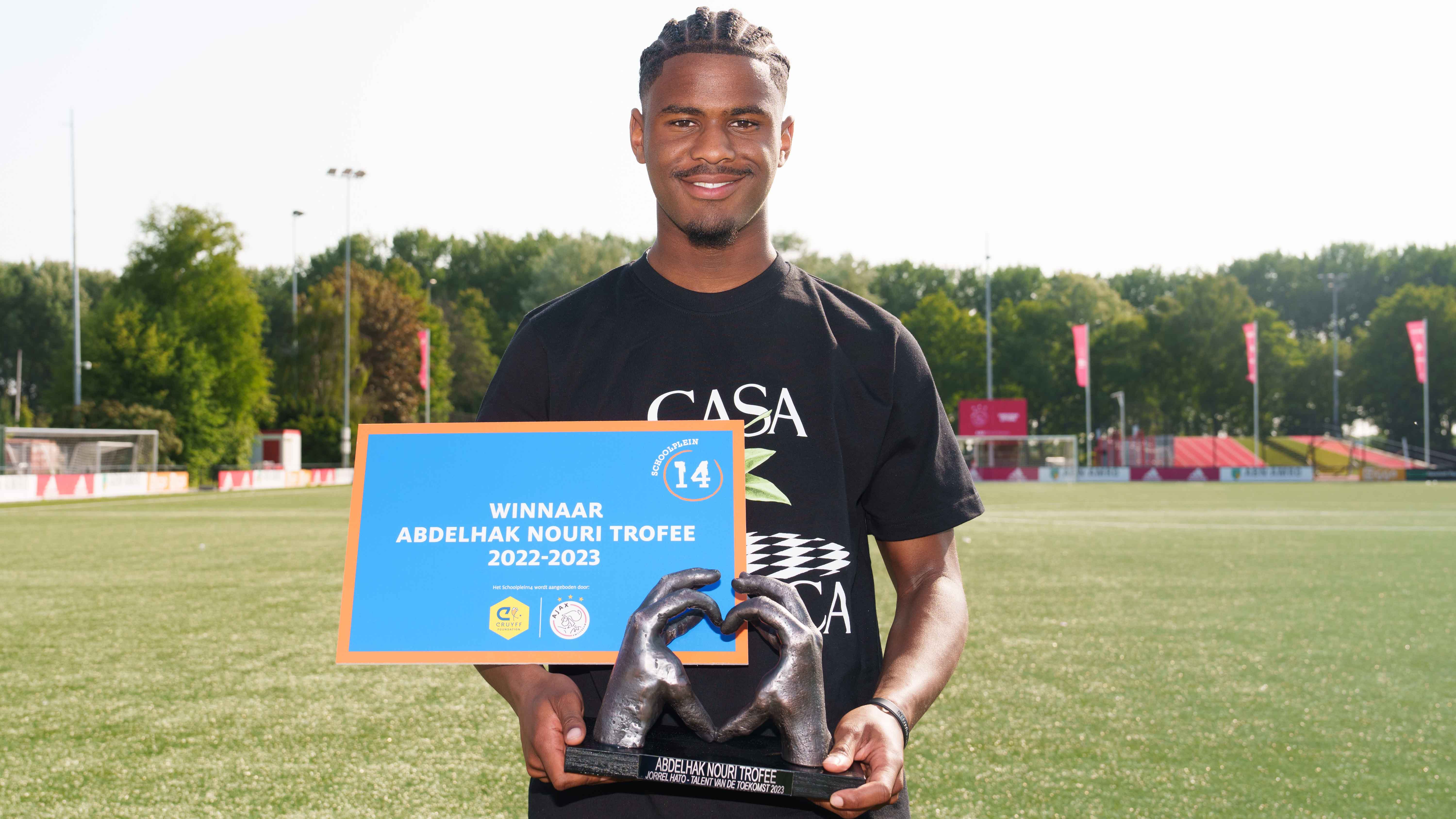 Prijs voor Jorrel Hato