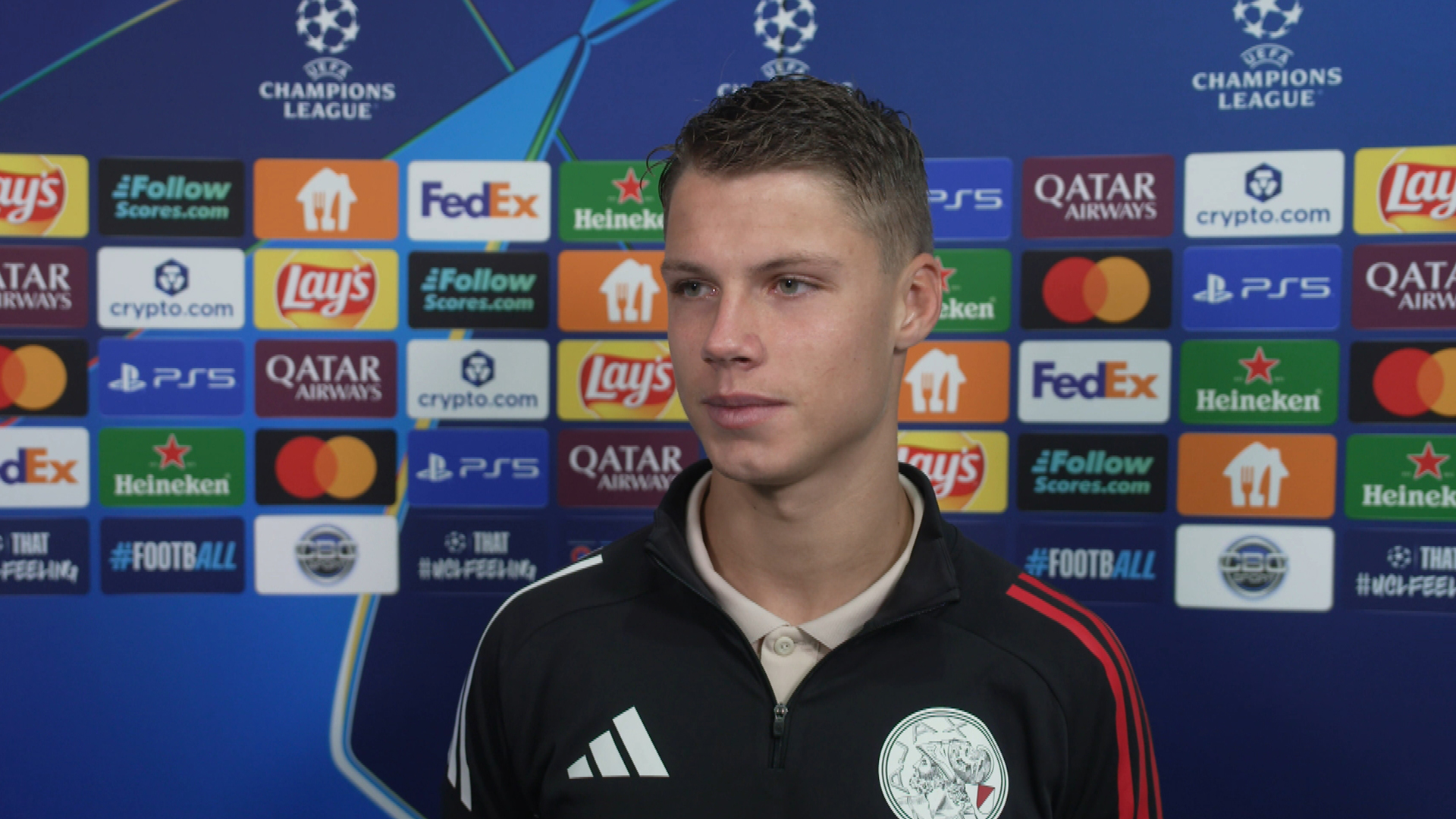 Champions League-debutant Steur: 'Mooie avond, heel erg genoten'