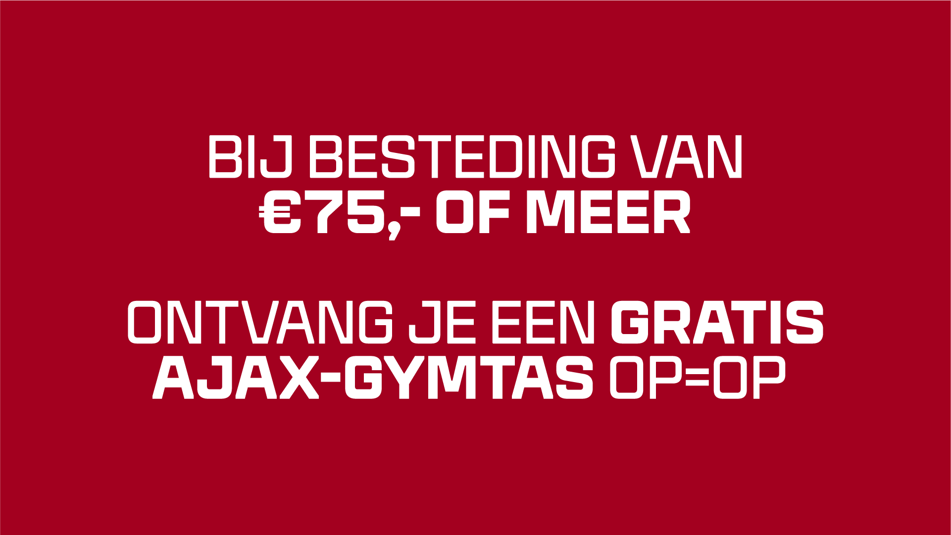 Winactie Ajax PEC