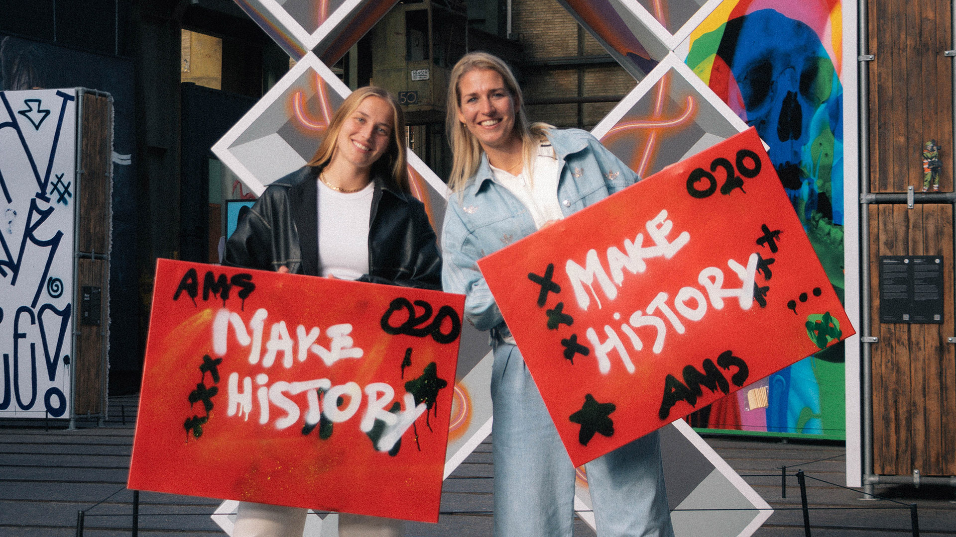 Kelly X Regina van Eijk | Graffiti spuiten: 'Je mag zeggen als het lelijk is'