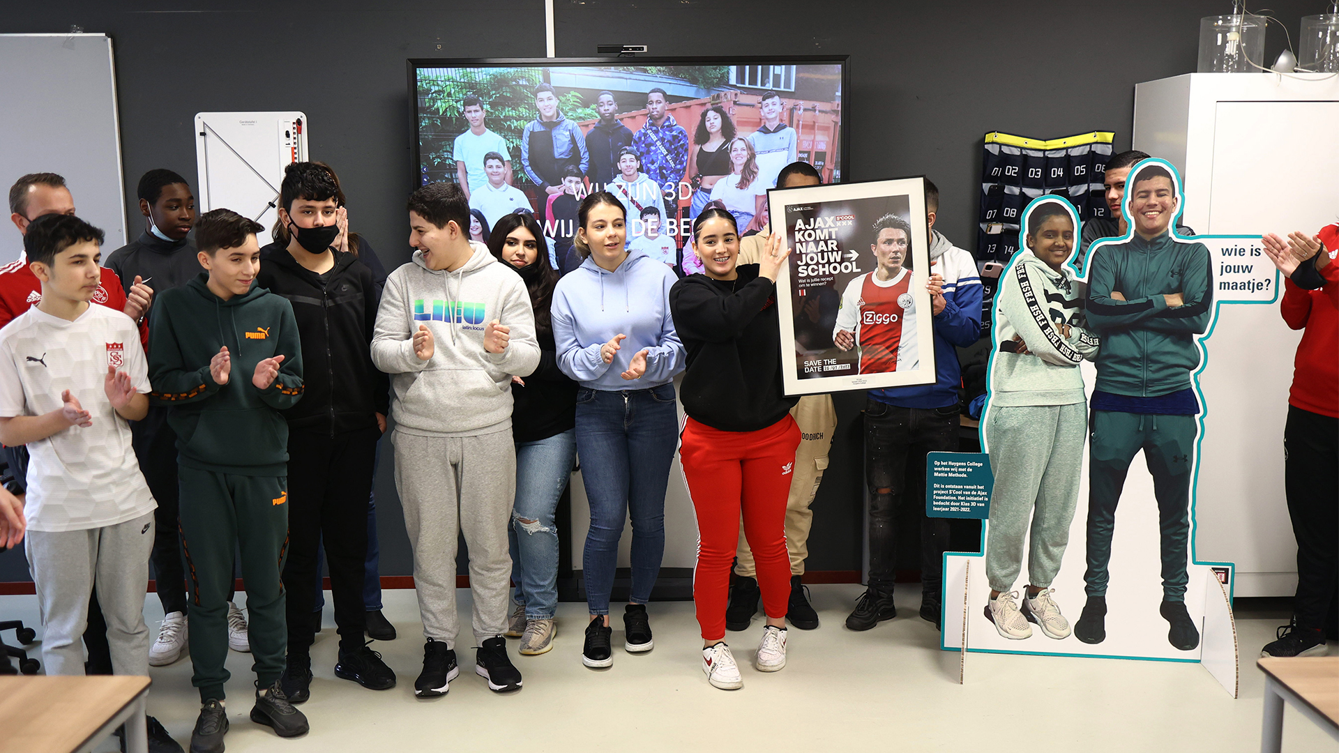 Ajax komt naar jouw school voor S'Cool: 'Hier staat de school voor'