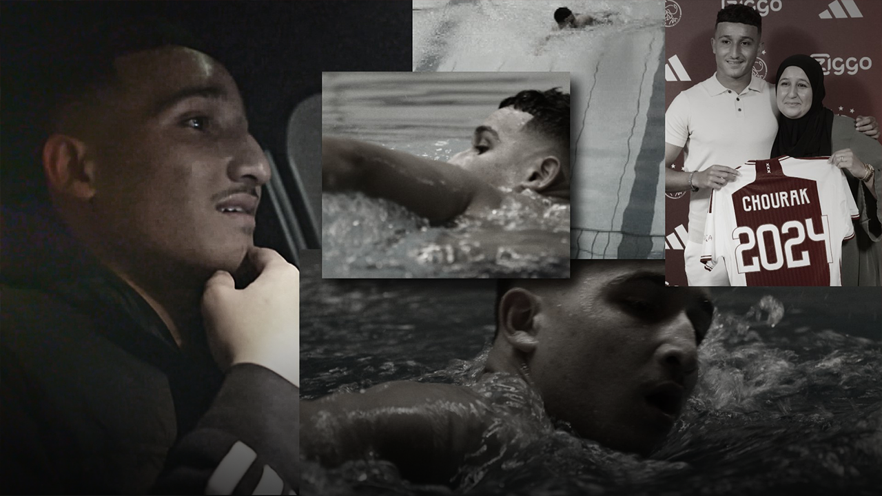 Portret | Chourak: 'Zwemmen brengt rust in mijn hoofd'