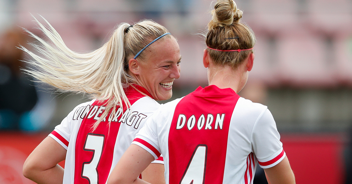 Van der Gragt weer belangrijk voor de Ajax Vrouwen