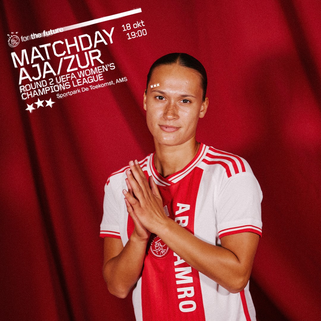 AJAX Matchday AJA ZUR Vrouwen 1080X1080