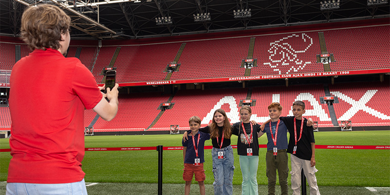 Kids stadiontour alternatieve tekst afbeelding