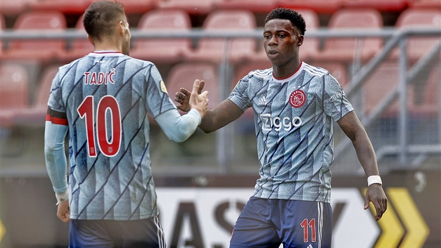 Promes en Tadic zijn allebei het meest in scoringspositie gekomen: veertien keer.