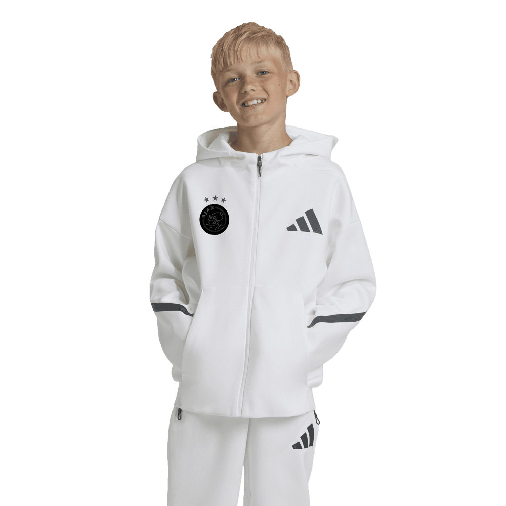 Ajax-adidas ZNE jack wit junior Official Ajax Fanshop