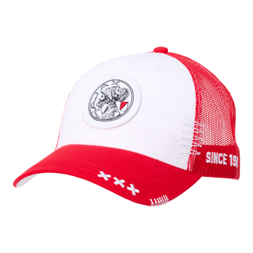 Ajax-cap wit rood wit senior